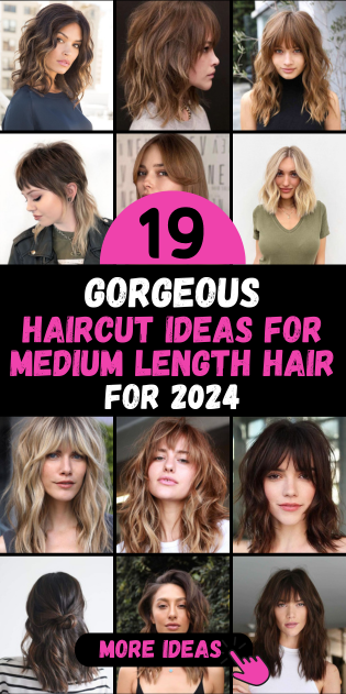 Top 19 Medium Length Haircut Ideas 2024: Trendy Styles for Men and Women