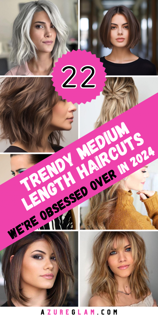 Top 22 Trendy Medium Length Haircuts for 2024: Chic, Versatile Styles