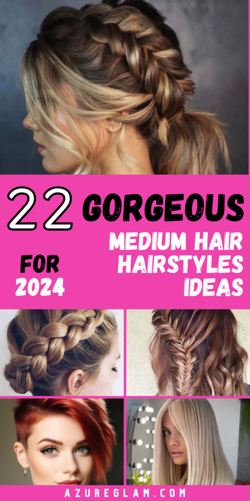 Explore Top 22 Medium Hair Hairstyles for 2024: Trends & Styling Tips