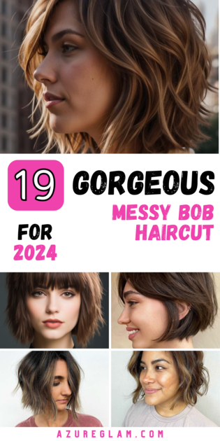 2024 Messy Bob Haircut Trends: Choppy Layers, Bangs, and Confidence ...