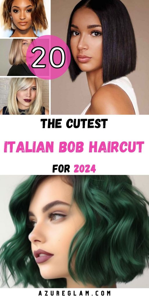 2024's Trending Style Italian Bob Haircut Elegance & Versatility