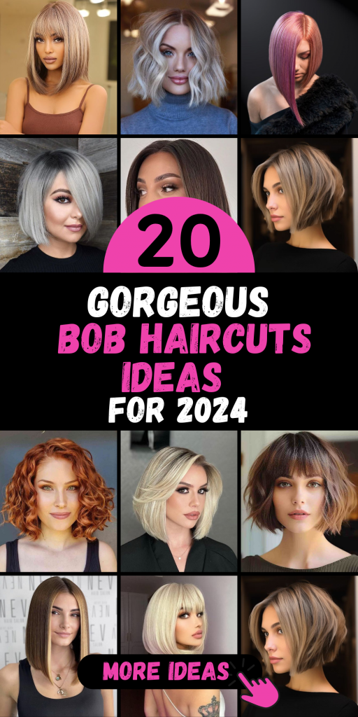 2024 S Top 20 Bob Haircuts For Women Trendy Chic And Flattering   Cute копия 20 1 512x1024 