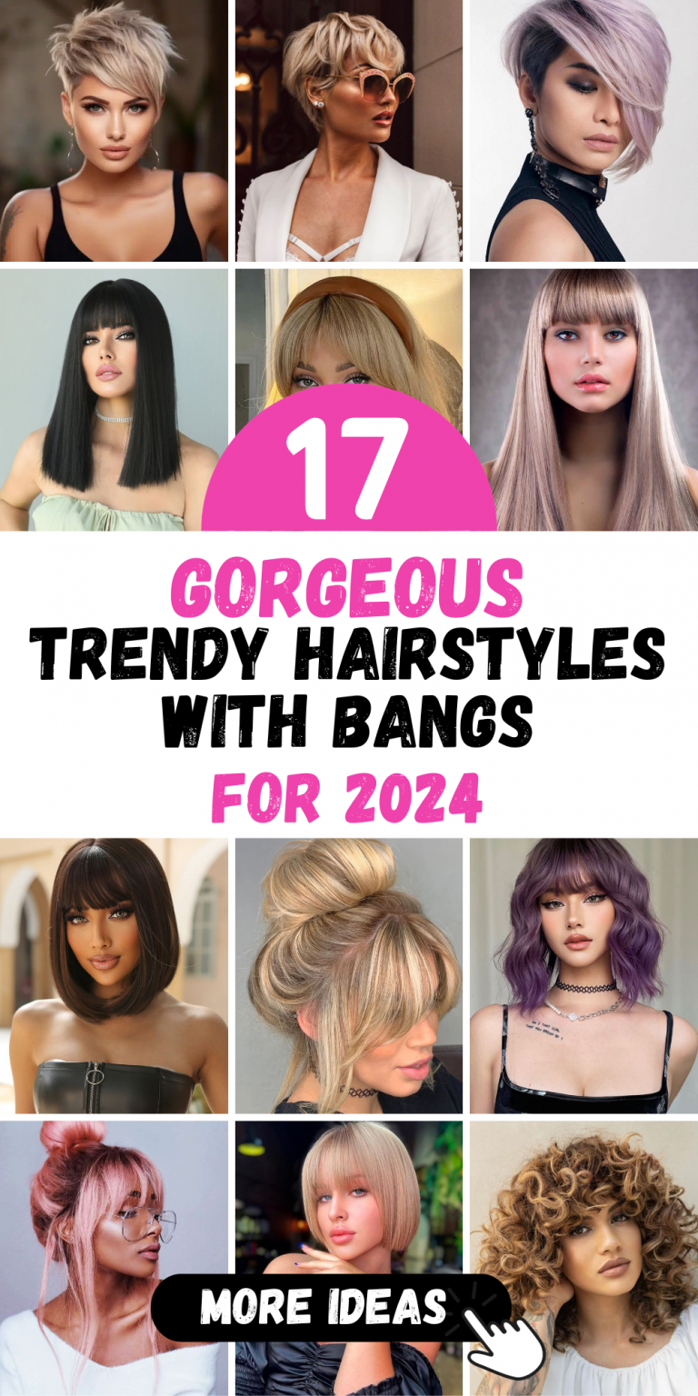 2024 S Top Bangs Hairstyles Chic Cuts For Modern Women Of Style   Cute копия 21 768x1536 