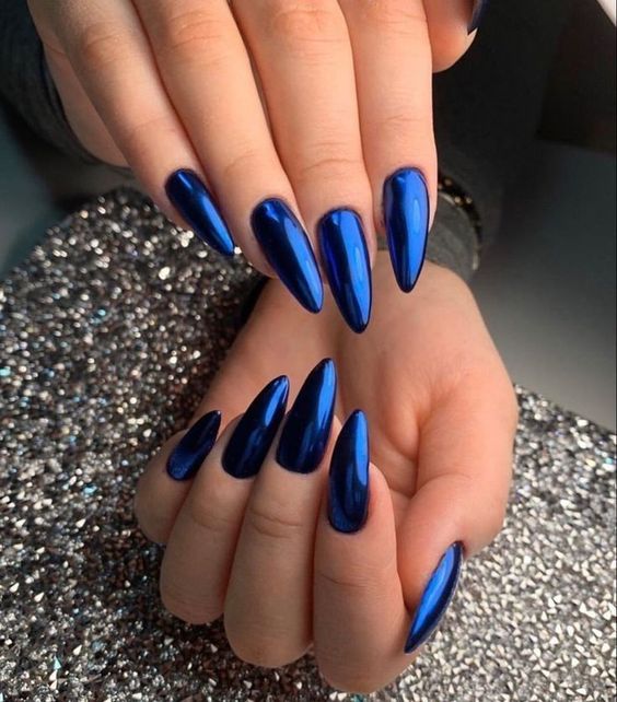 2024 S Top 20 Blue Nail Trends Classic To Edgy Styles For Every Occasion   1 29 