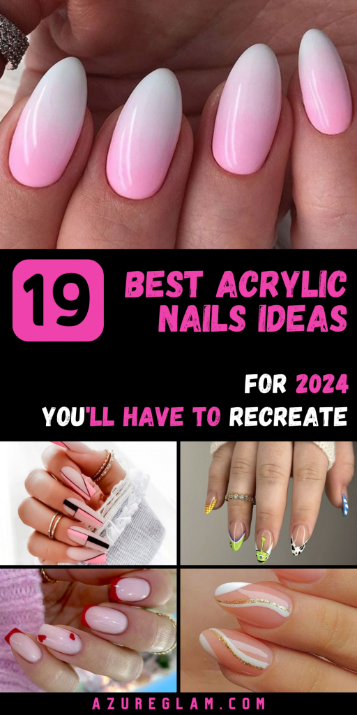 2024's Top 20 Acrylic Nail Trends: Discover Unique Designs and Shapes ...