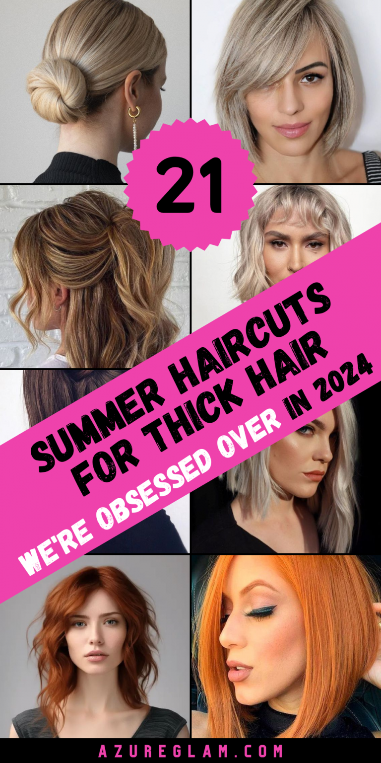 Top 21 Summer Haircuts for Thick Hair 2024 - Stylish & Manageable ...