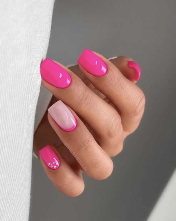 Top 17 Summer Nails Short Pink Ideas for 2024: Trendy & Chic Manicure ...