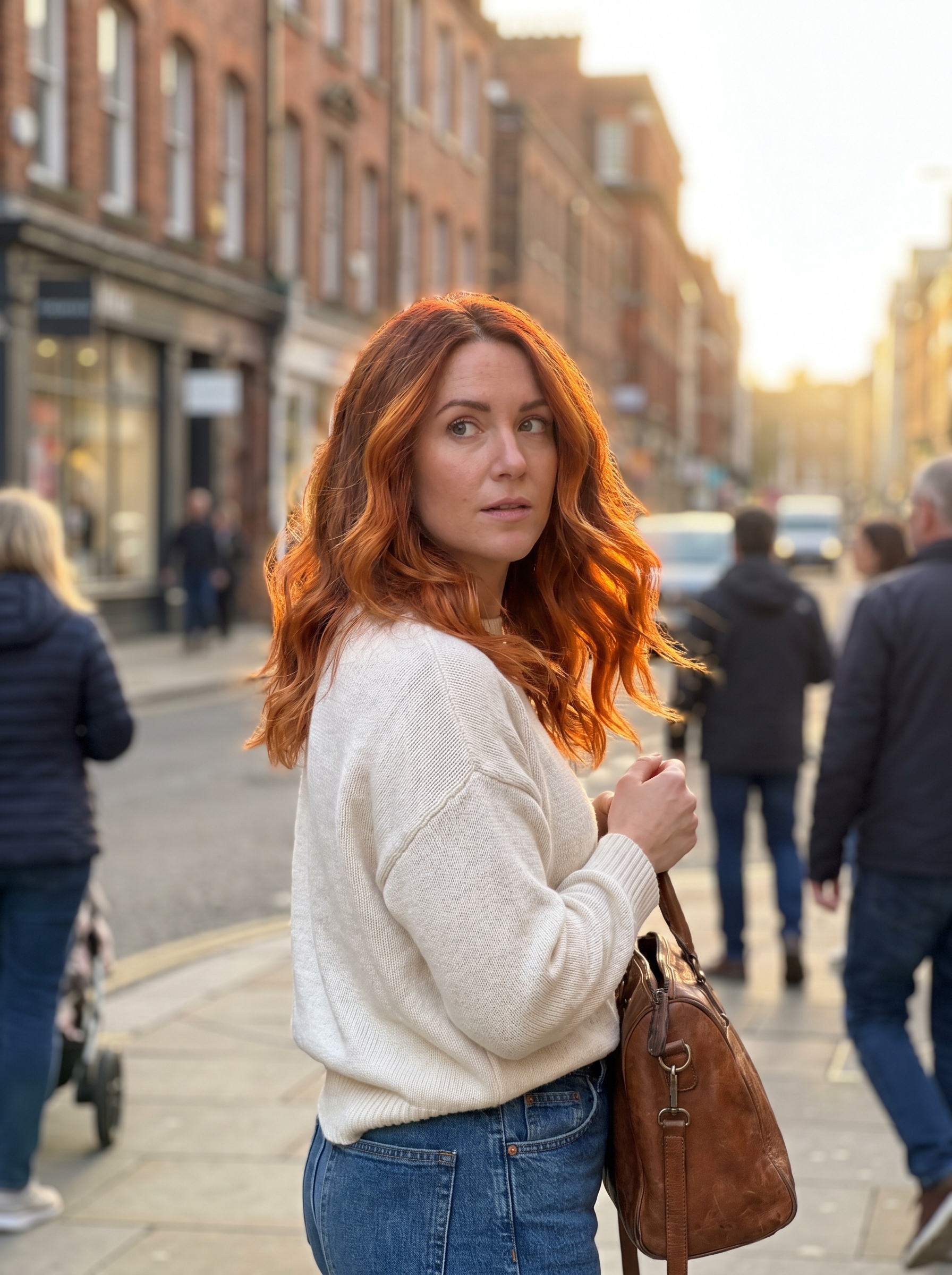 Vibrant Aperol Spritz Balayage 2026 Vibrant 'Aperol Spritz Balayage' with blood orange and bright copper tones, a playful and sun-kissed look for copper hair summer ideas 2026.