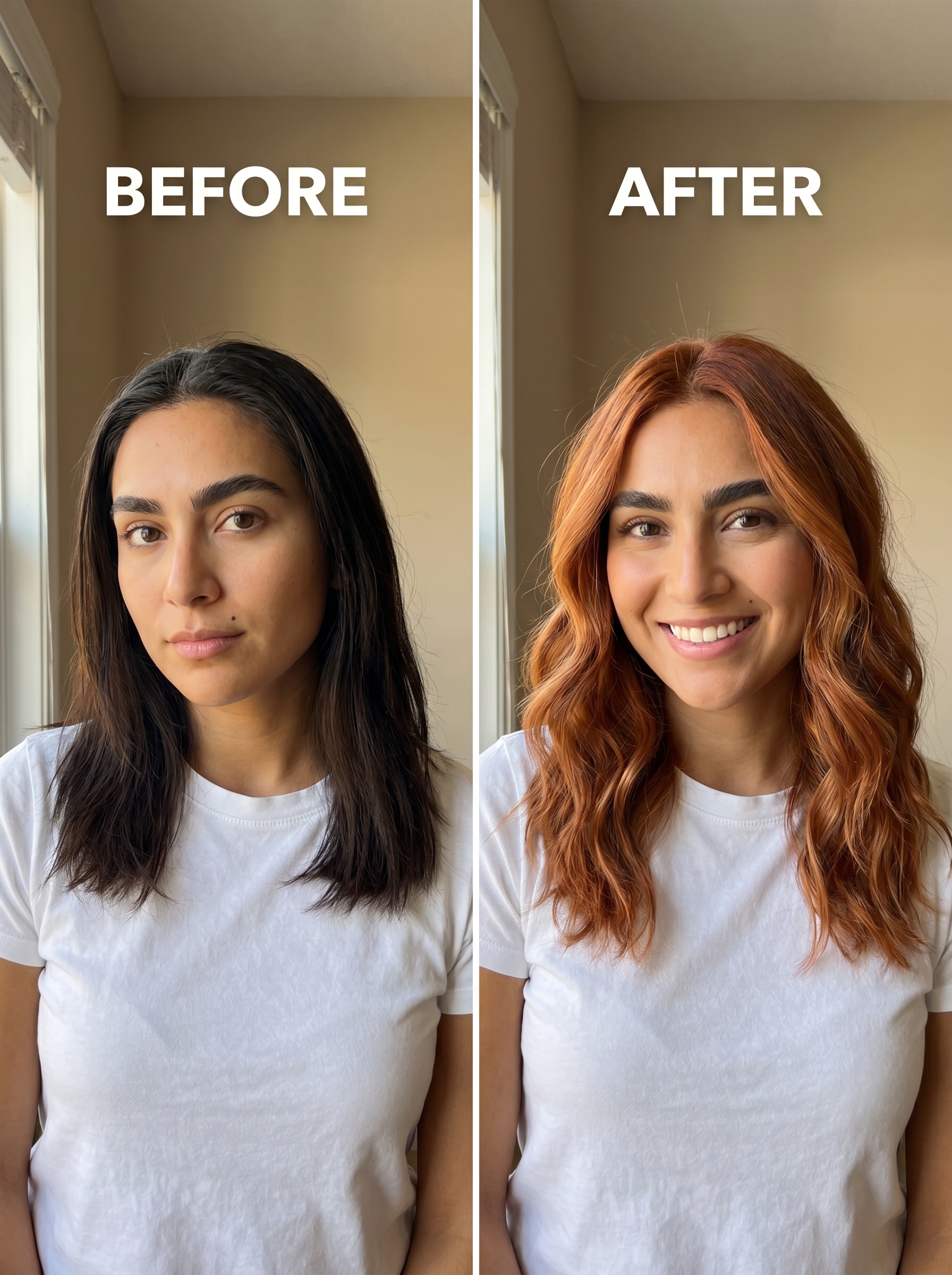 copper hair summer ideas 2026 - Penny-Drop Face Framing outfit idea