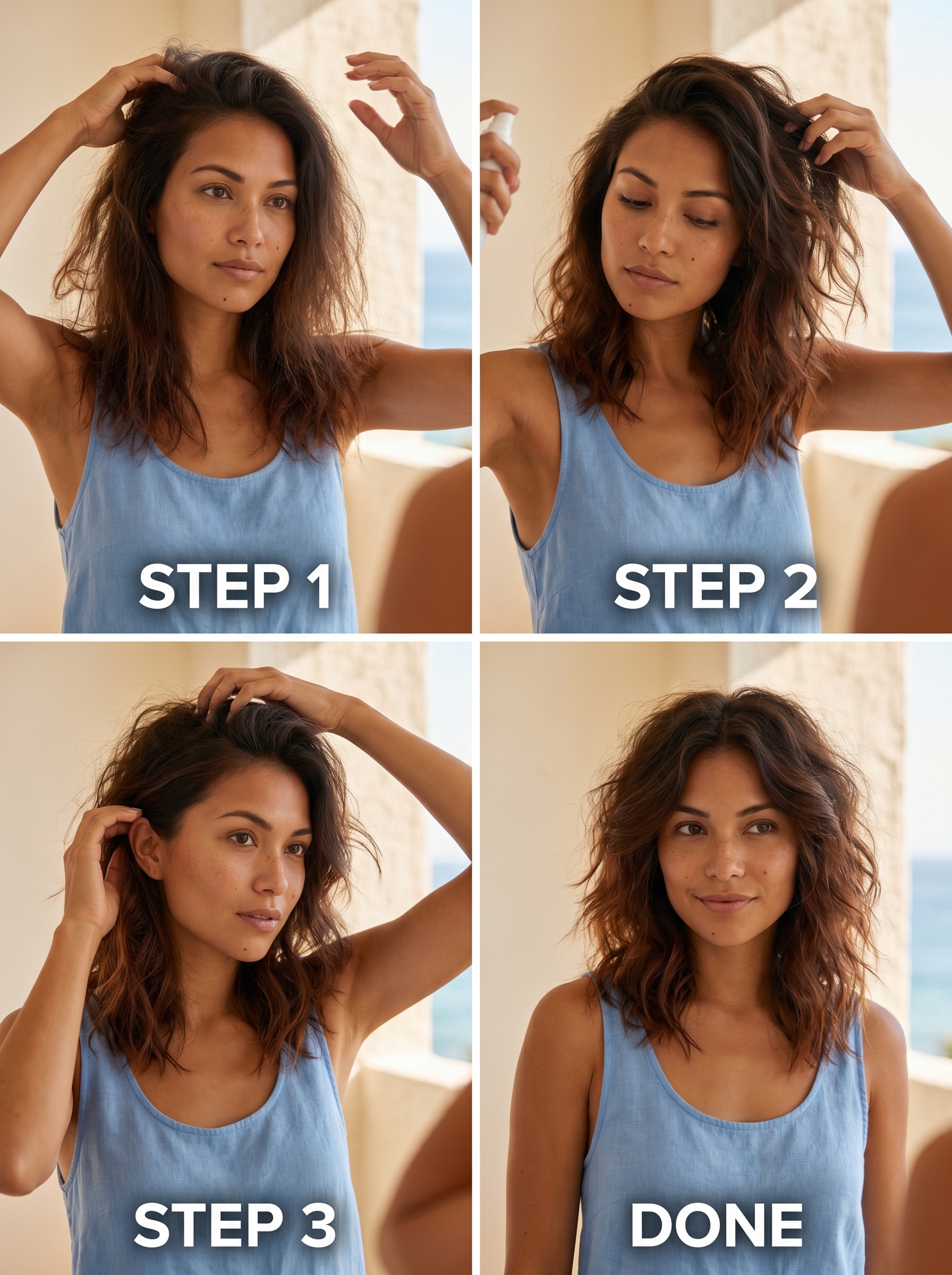 Soft Grunge Messy Layers | Edgy Long Hair Summer 2026 Edgy Espresso Gloss and Terracotta Balayage long hair summer hairstyle 2026: Soft Grunge Revival Messy Layers for everyday wear, using texturizing cream.