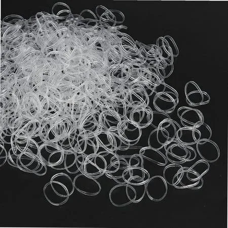 tool 1000-Pieces Transparent Elastic Rubber Hair Bands Walmart - Seller $5.59