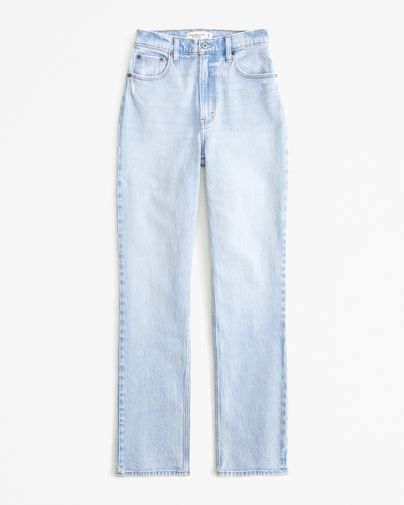 pants Abercrombie & Fitch Women's 90s Ultra High Rise Straight Jean Abercrombie & Fitch $90