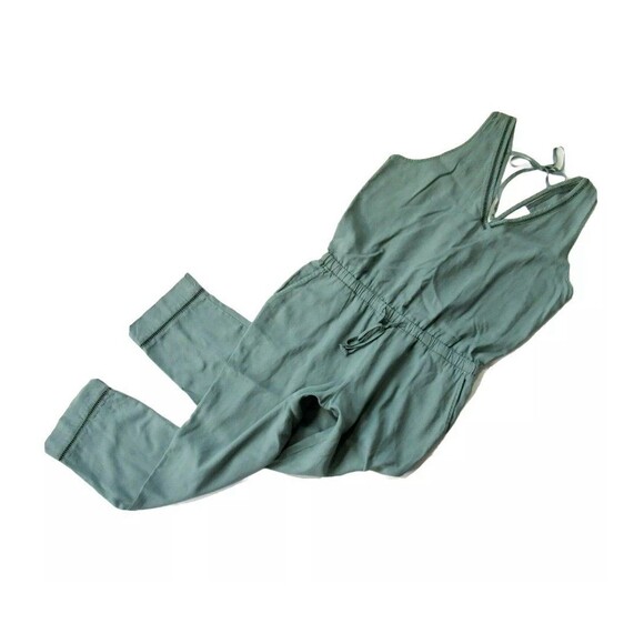 romper Anthropologie Pants & Jumpsuits | Anthropologie Cloth & Stone Linen Sage Green Utility Button Up Belted Romper Xs | Color: Green | Size: Xs | Pm- Poshmark $100