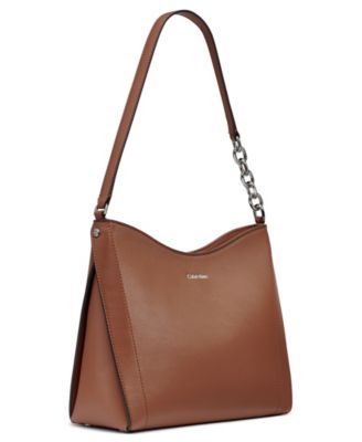 bag Calvin Klein Women's Nova Top Zipper Chain Shoulder Bag Macy's $117.6