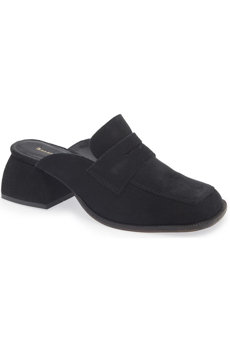shoes Chocolat Blu Delilah Block Heel Suede Mules Nordstrom $160