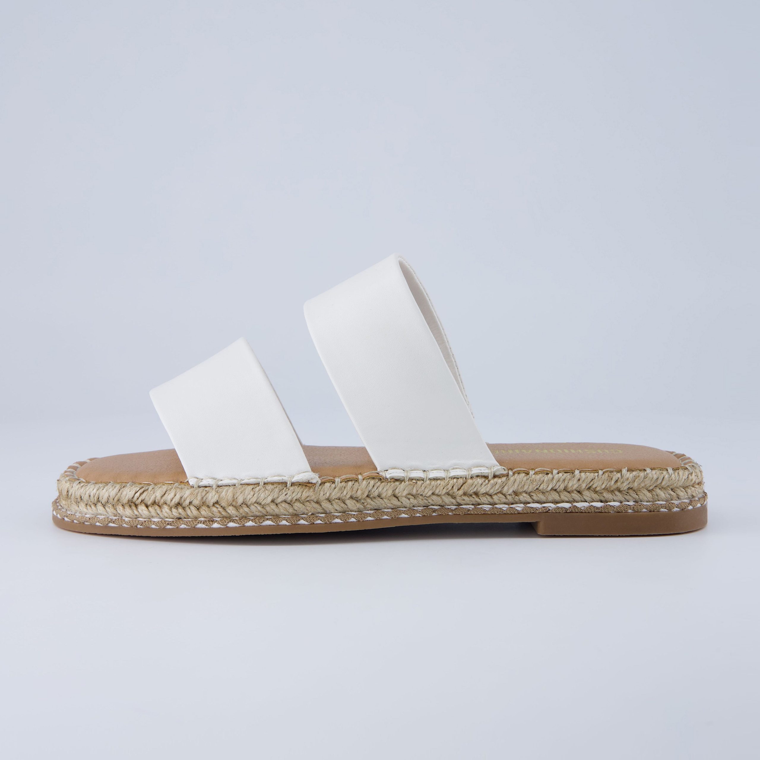 shoes Cushionaire Women's Bhendi Espadrille Slide Sandal – Double Strap with Jute-Wrapped Sole & Cushioned Footbed Cushionaire $39.99