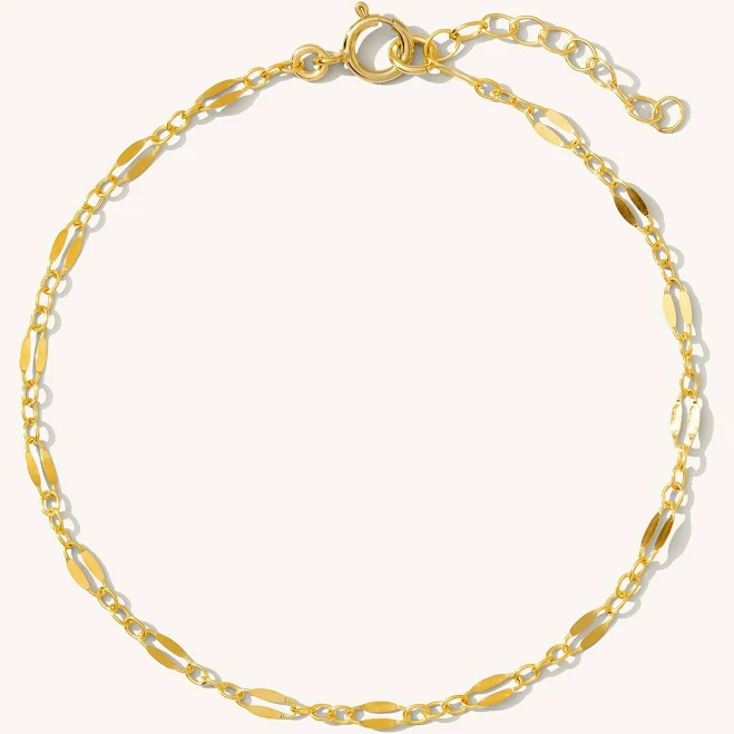 accessory Dainty Sterling Silver Chain Bracelet Simple & Dainty $45