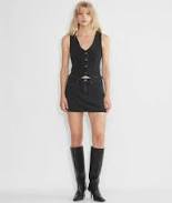 outerwear Denim Forum Women's The '90s Mia Denim Vest Aritzia $110