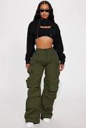 pants Fashion Nova Women's Talk It Up Oversized Cargo Pants Fashion Nova $39.99