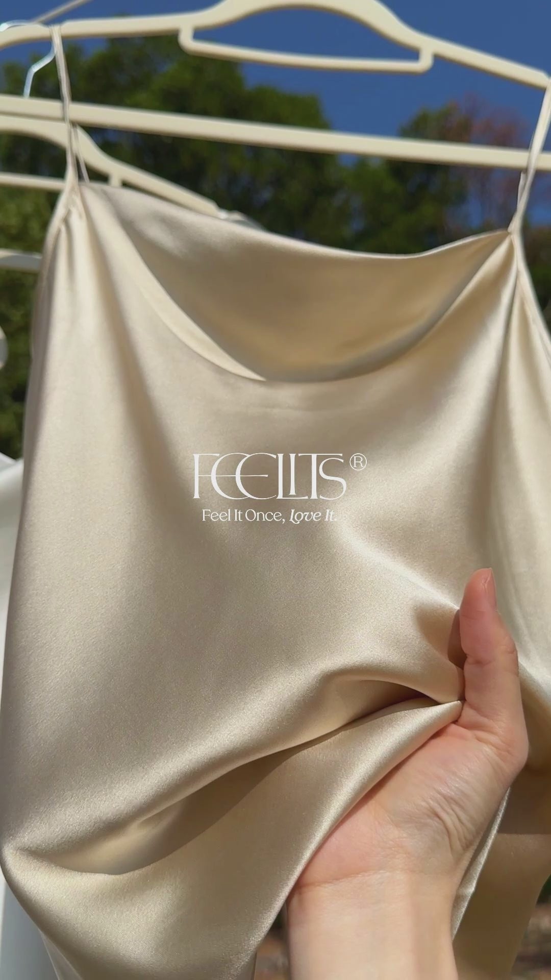 top FEELITS TK04 Cowl Neck Mulberry Silk Cami feelits.com $56.99