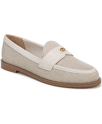 shoes Franco Sarto Women's Stellan Leather Slip-On Loafers Macy's $84