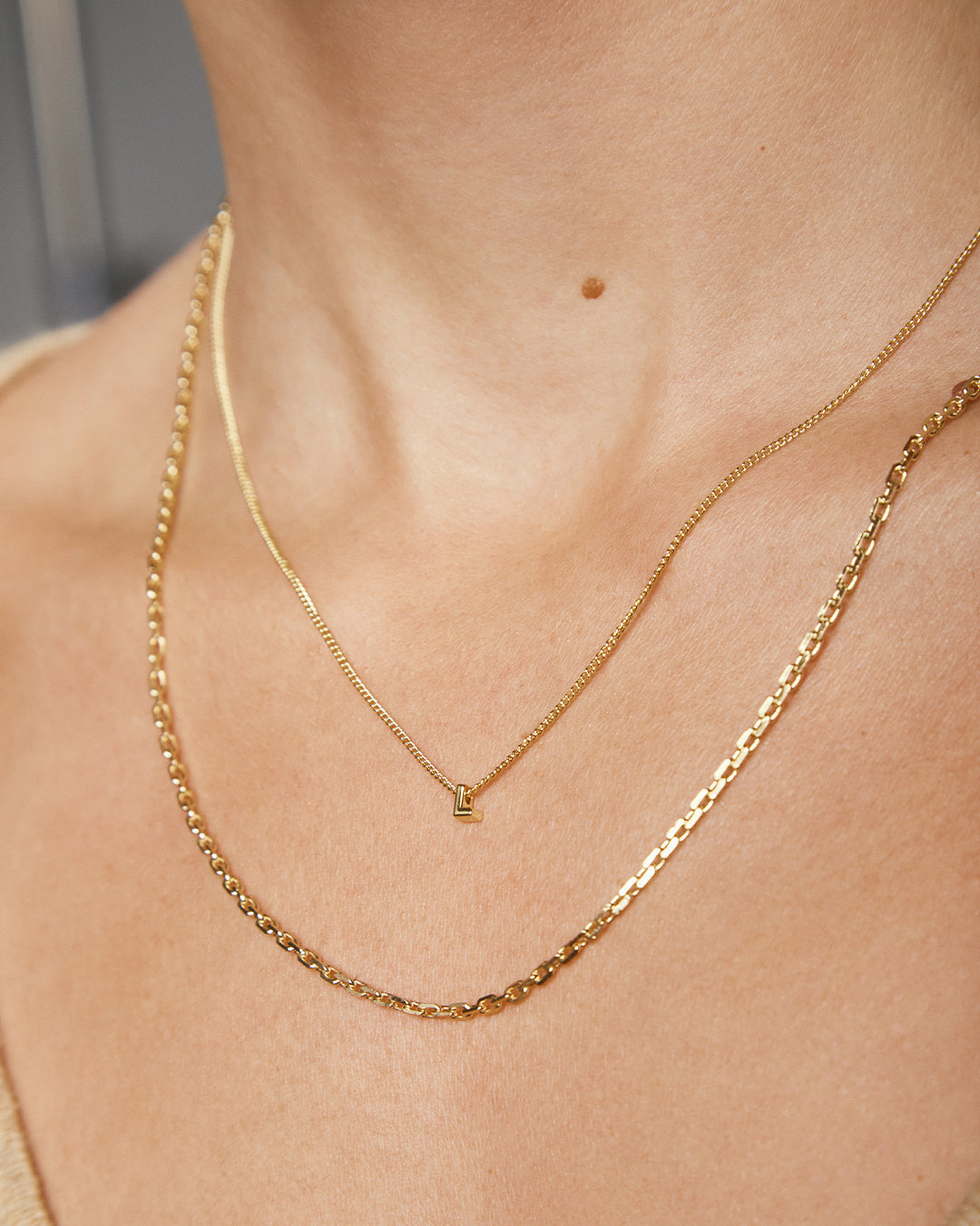 accessory Gorjana Women's Wilder Mini Alphabet Necklace gorjana $65