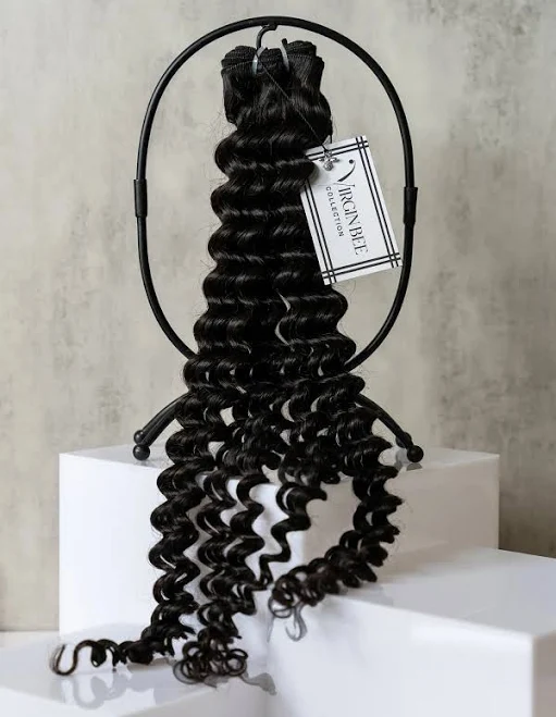 color_product Honey Hair Co Virgin Deep Wave Extensions Bundle Honey Hair Co. $89