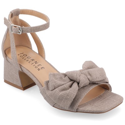 shoes Journee Zevi Block Heel Sandals with Memory Foam Insole Journee Collection $59.99