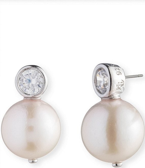 accessory LAUREN Ralph Lauren Women's Pearl Stud Earrings Dillard's $28