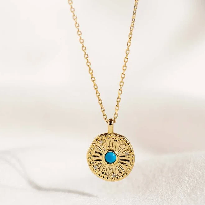 accessory Linjer Women's Gold Coin Necklace Linjer $126