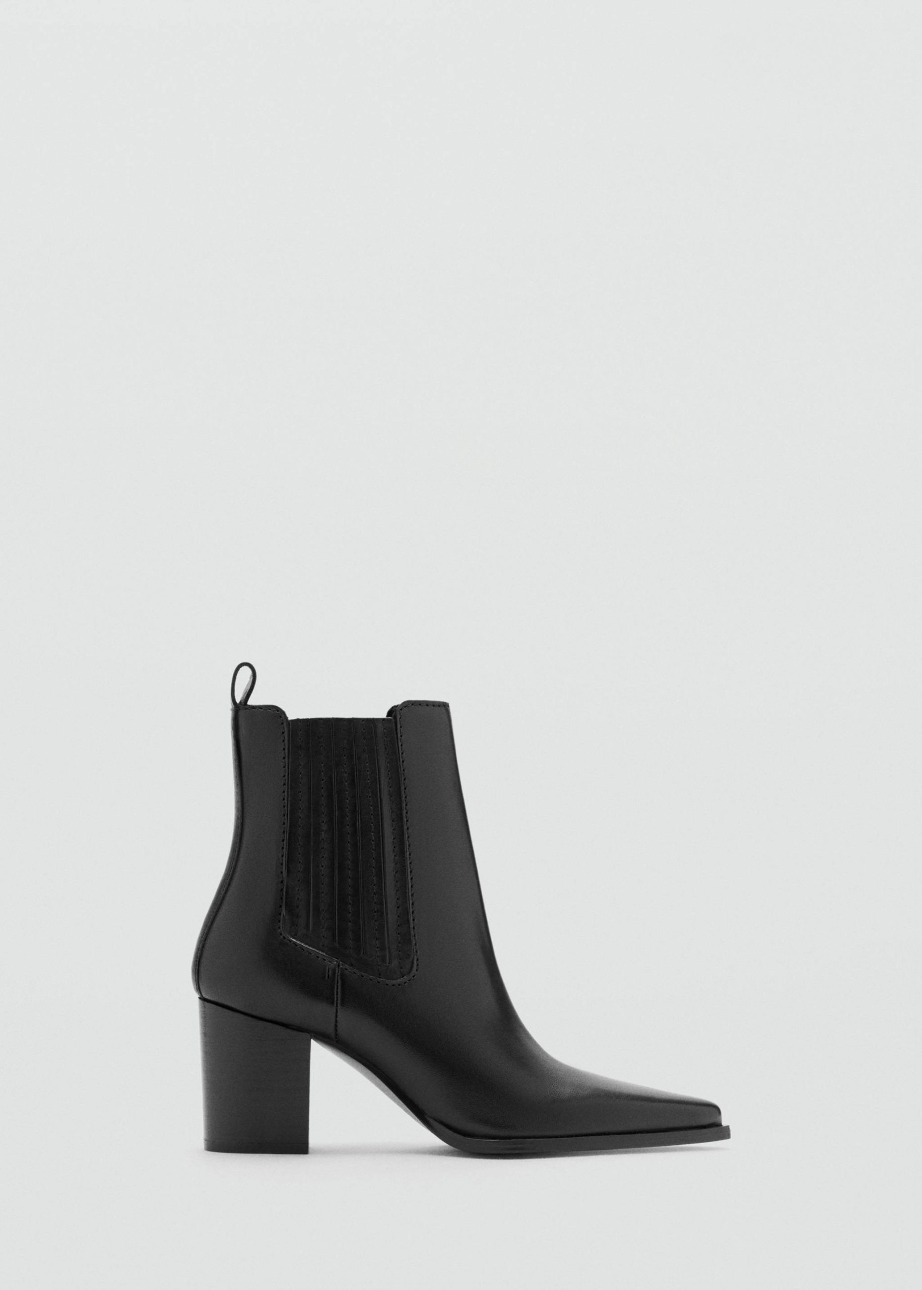 shoes MANGO Women's Leather Pointed Ankle Boots shop.mango.com $95.99