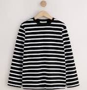 top Next Women's Heavyweight Crew Neck Long Sleeve Stripe T-Shirt Next USA $37