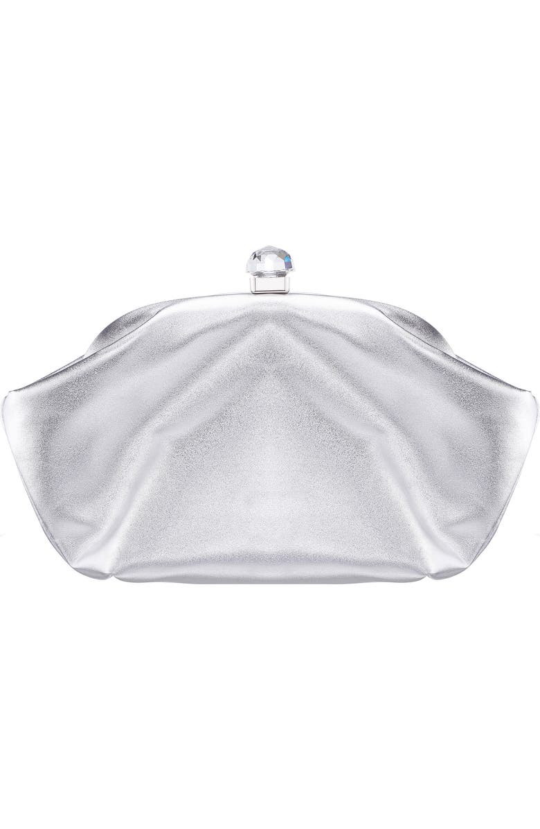 bag Nina Lyric Metallic Faux Leather Clutch Nordstrom $88
