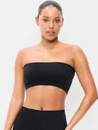 top Old Navy Women's Seamless Ribbed Longline Bandeau Old Navy $10