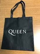 bag Queen Band Logo Reusable Black Canvas Shopping Bag Rare Mercury May eBay - fasteddiedeals $40