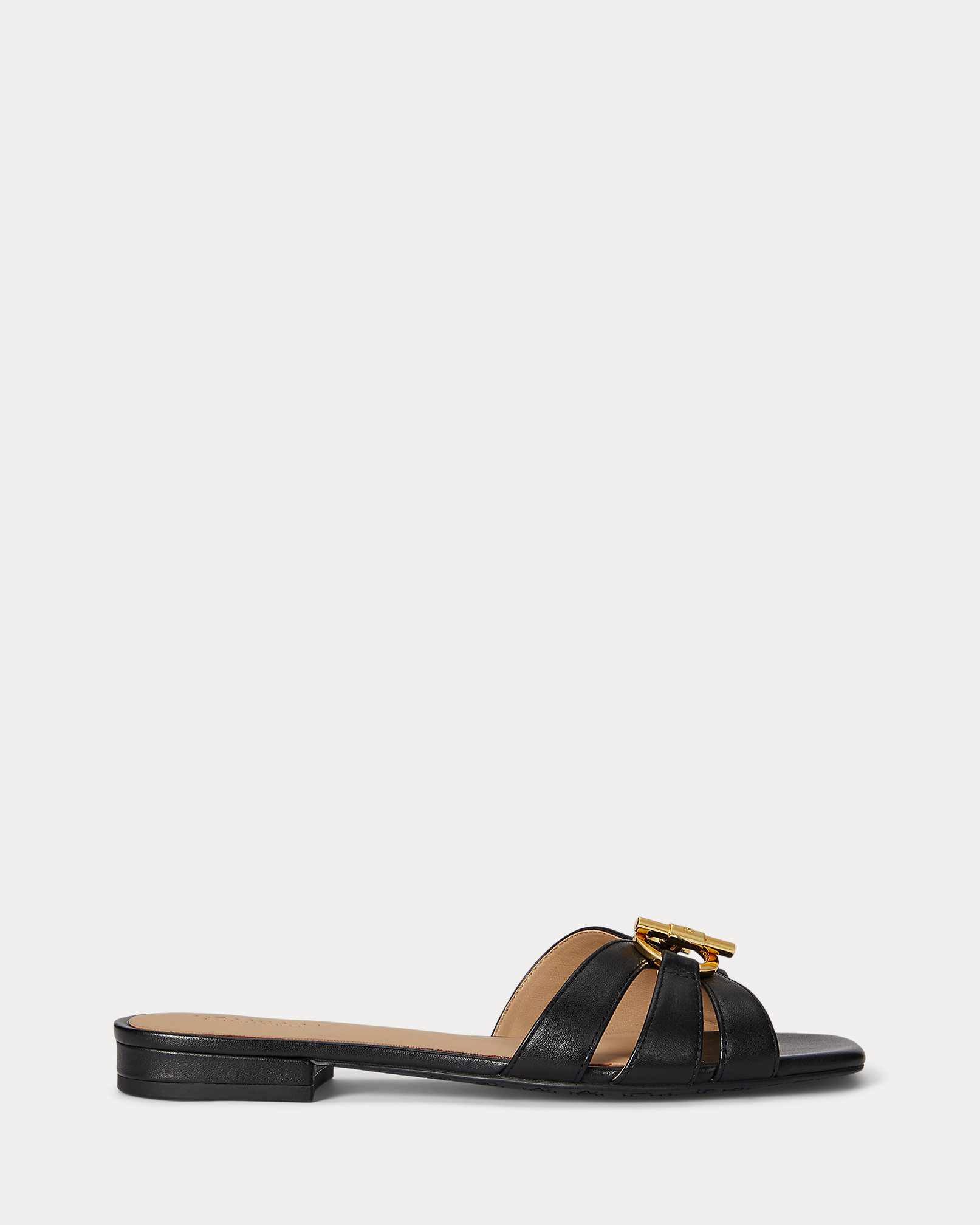 shoes Ralph Lauren Women's Blaike Nappa Leather Slide Sandals Ralph Lauren $145