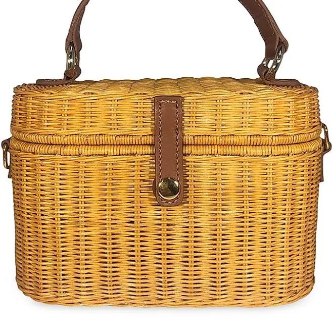 bag Serpui Women's Catia Rattan Top-Handle Basket Bag Saks Fifth Avenue $278.6