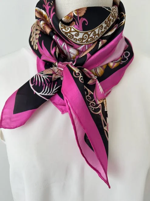 tool Silk Floral Scarf Etsy - Seller $39.99