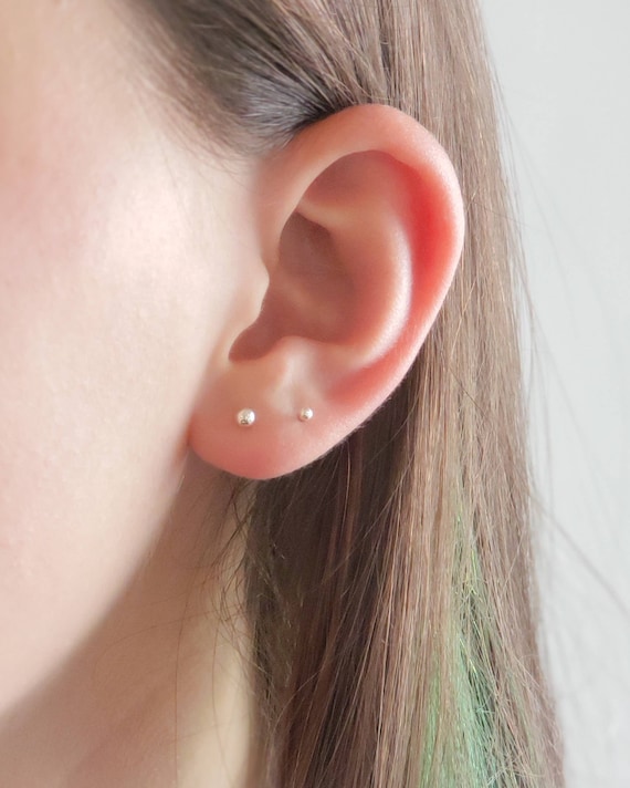 accessory Sterling Silver Ball Stud Earrings, Minimalist Jewelry, Delicate Post Earrings, Bridal Jewelry, Dainty Earrings, Romantic Gift for Her Etsy $10.7
