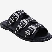 shoes Studded Buckle Sandals Hot Topic $39.9