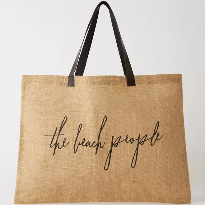 bag The Beach People Jute Tote The Beach People $25