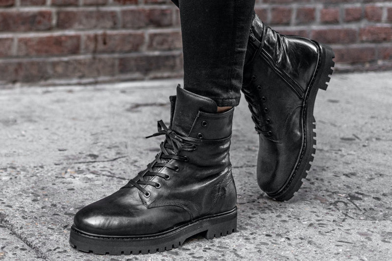 shoes Thursday Boot Company Women's Leather Combat Lace-Up Thursday Boot Company $180