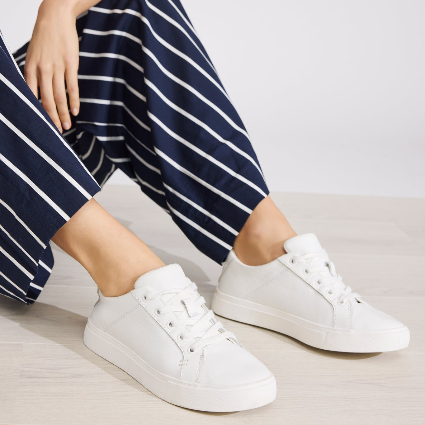 shoes TOMS Women's Kameron Lace-Up Leather Sneakers TOMS.com $85