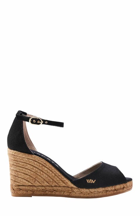shoes Viscata Aiguafreda Canvas Espadrille Sandal Wedges Nordstrom $120
