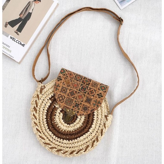 bag Women's Boho Straw Crossbody Bag Etsy - Seller $20.8