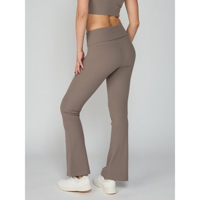 leggings X by Gottex Women's Ribbed Flare Leggings Target $29.99