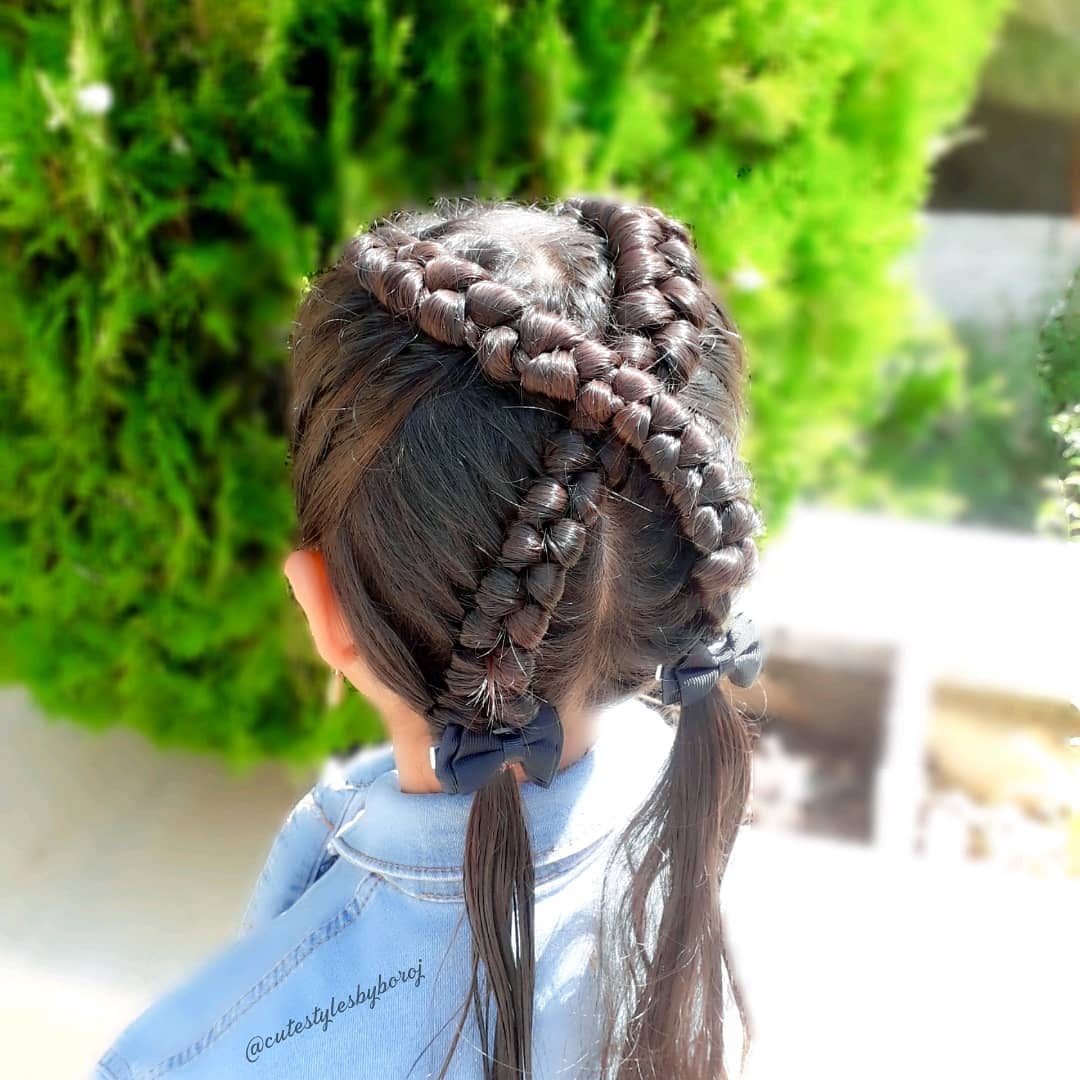 Criss-Cross Braids Pigtails Criss-Cross Braids Pigtails