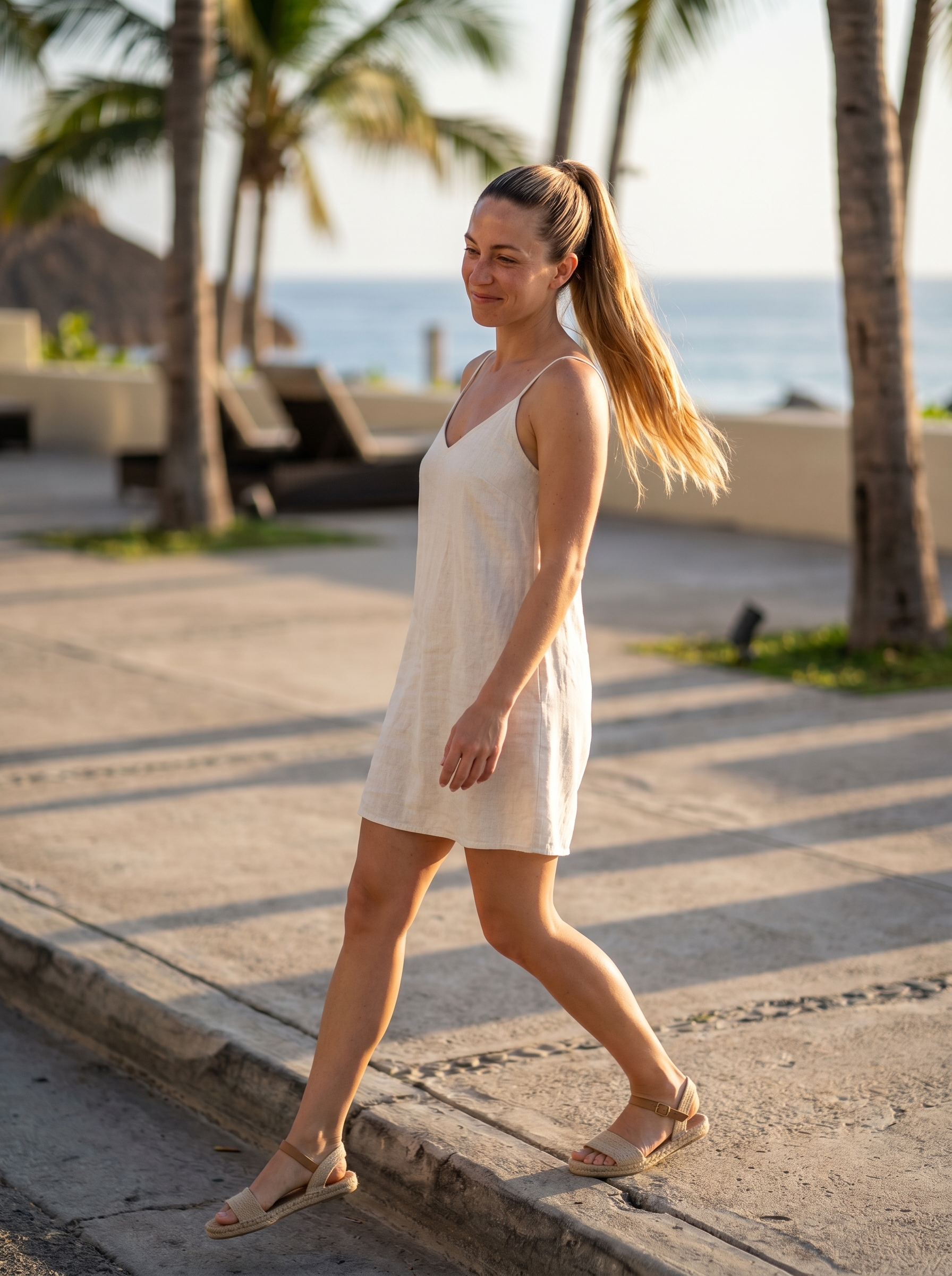 Sleek braided 'slick-back' pony with copper-penny accents, an edgy and glamorous summer braid hairstyle 2026 perfect for sports or cocktail parties.