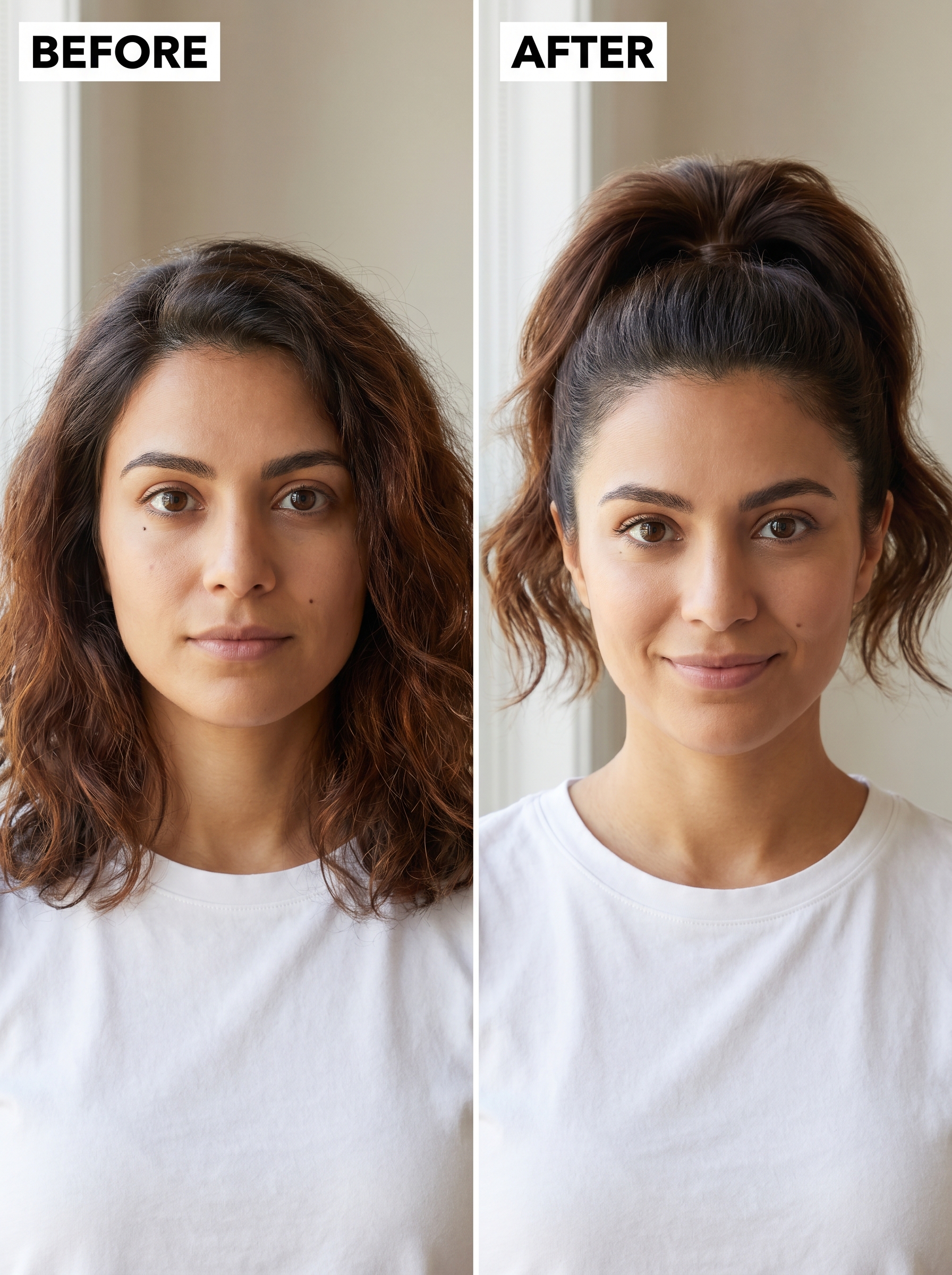 Voluminous Cloud Pony featuring invisible taping extensions, a glamorous option for summer cool hair ideas 2026. Perfect for work or special events, adding polished volume.