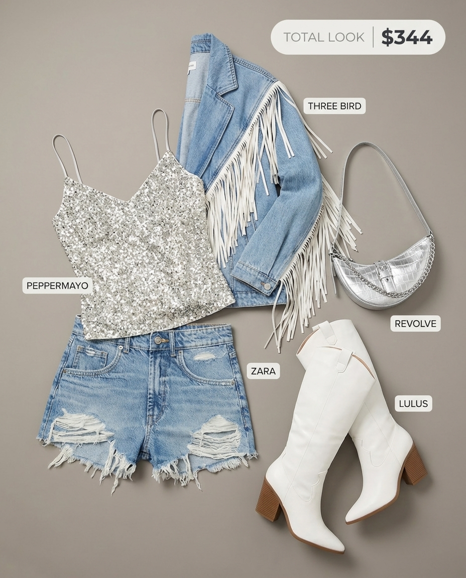 summer cowgirl outfits 2026 outfit idea - fashion styling inspiration